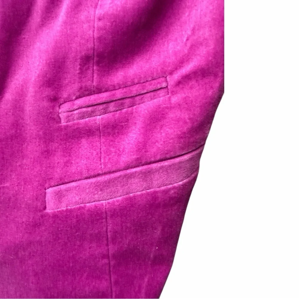 Lane Bryant Vibrant Velour Pink Button-Up Vest 🌻 - Picture 4 of 4